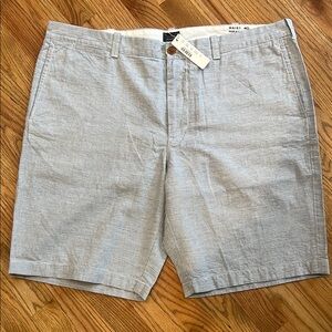NWT J. Crew Slate Blue Flat Front Shorts Casual Style, sz. 40